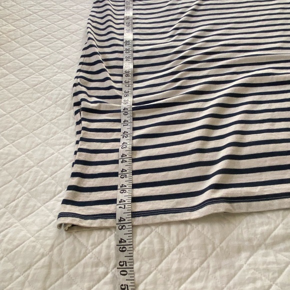 Universal Thread Navy and Cream Striped Long Sleeve Maxi Dress Size Large - Picture 11 of 11